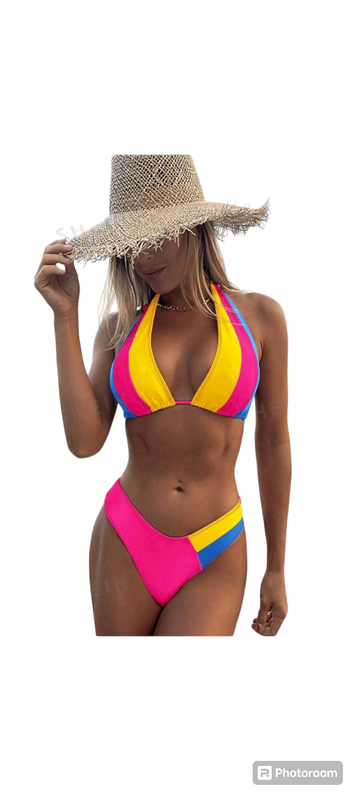 Pink / Yellow Bikini