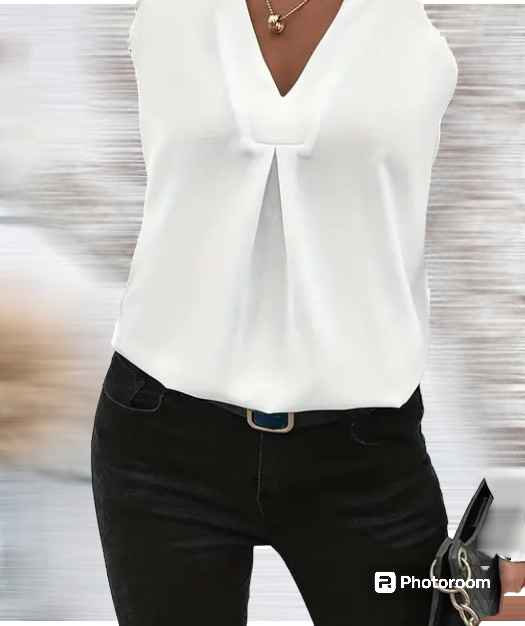 White Blouse Top