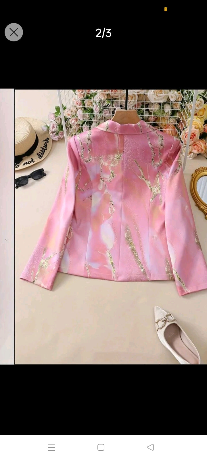 Pink /Gold Summer Jacket