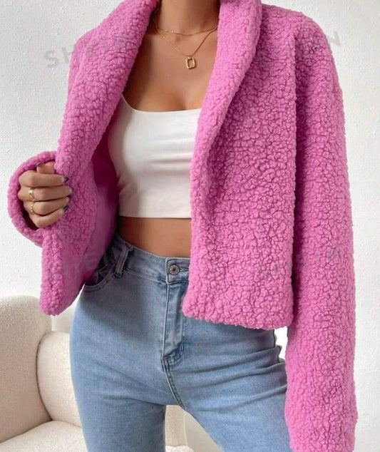 Pink Teddy Jacket