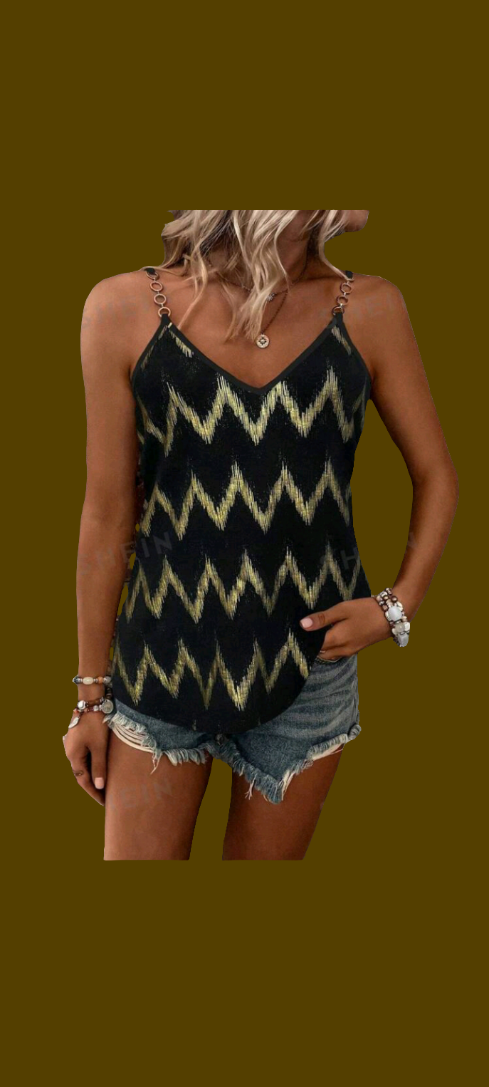 Black / Gold Cami