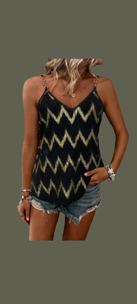 Black / Gold Cami